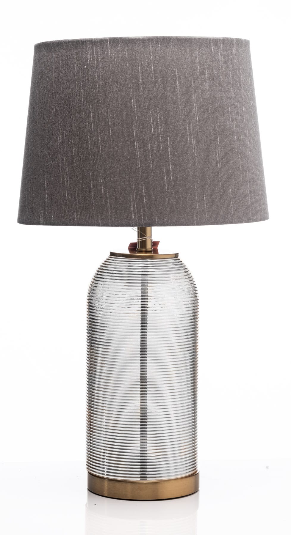 Smokey Glass Table Lamp