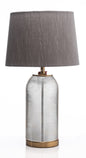Smokey Glass Table Lamp