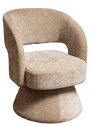 Swivel Armchair in Beige