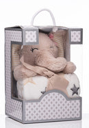Cuddles Elephant with Blanket Set