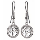 Silver Tree Of Life Earrings