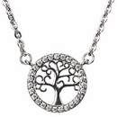Silver Tree Of Life Pendant