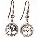 ROSE GOLD TREE OF LIFE EARRINGS