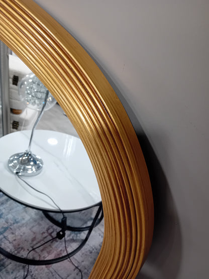 Arched Gold Mirror