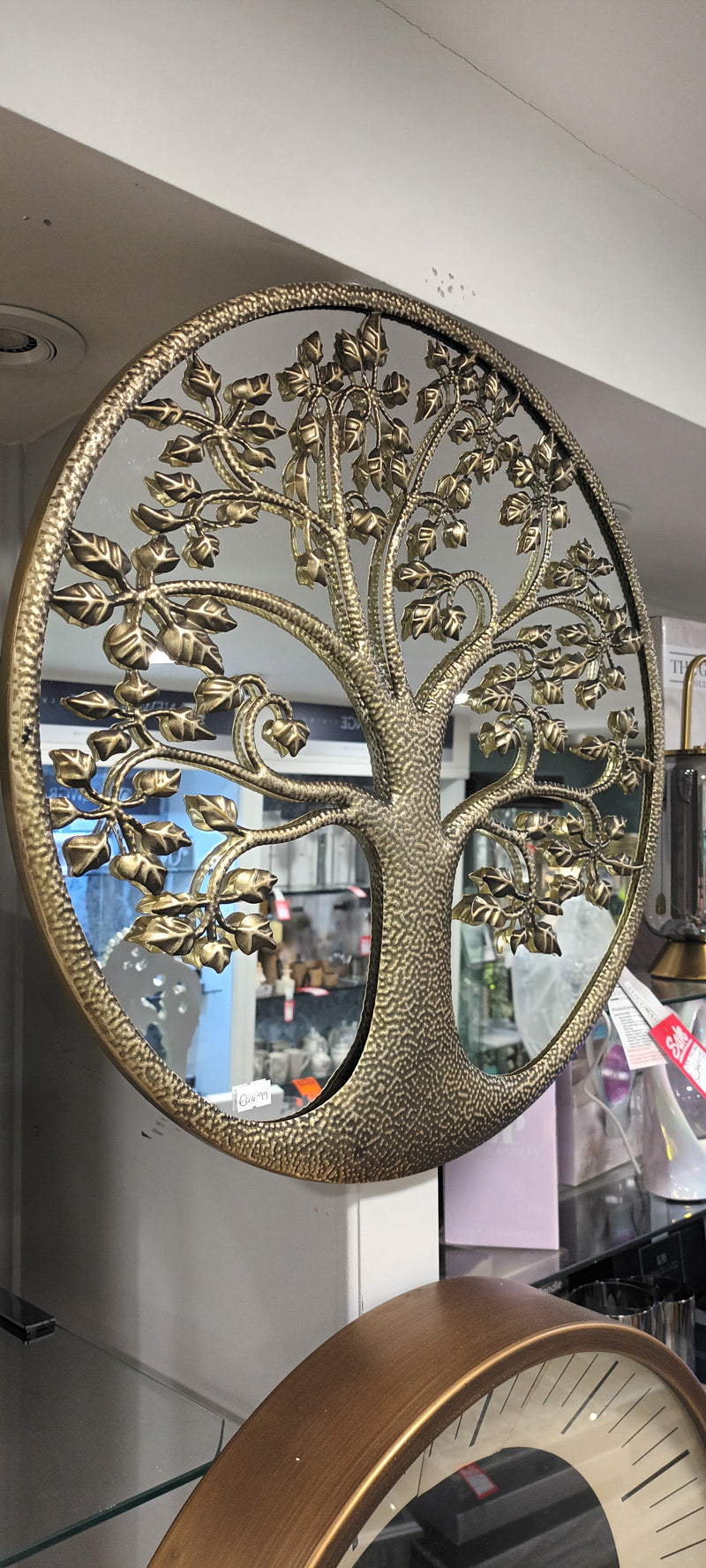 THE GRANGE COLLECTION WALL MIRROR TREE OF LIFE 50CM