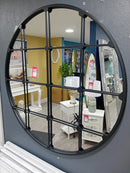 Round Industrial Mirror