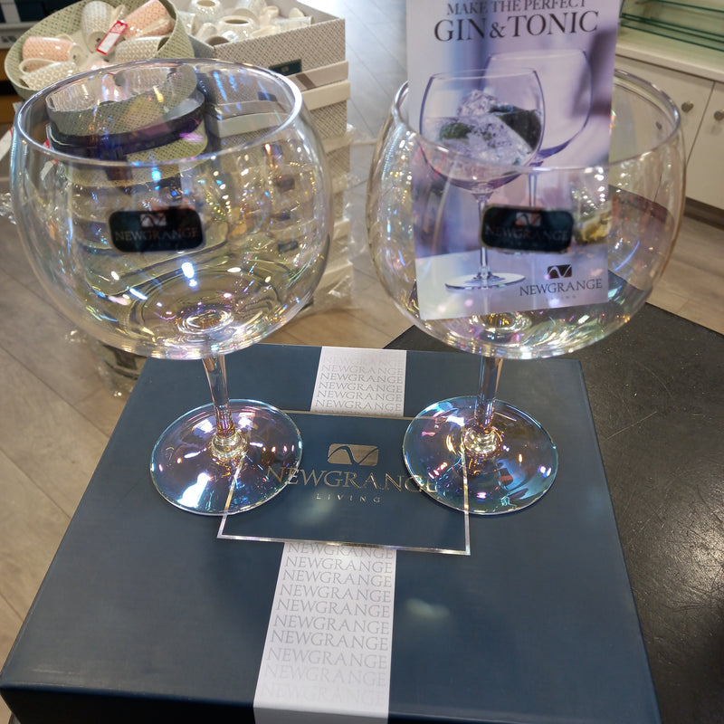 Unicorn Lustre Set of 2 Gin Glasses