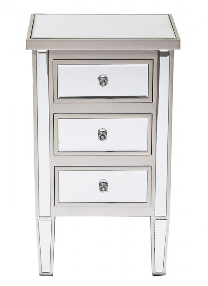 Faro 3 Drawer Locker champagne from The Grange Collection