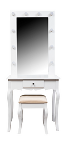 Grange Hollywood Mirrored Dressing Table & Stool