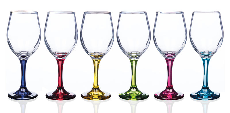 Newgrange Living Rainbow Vienna Wine Glasses Pack of 6