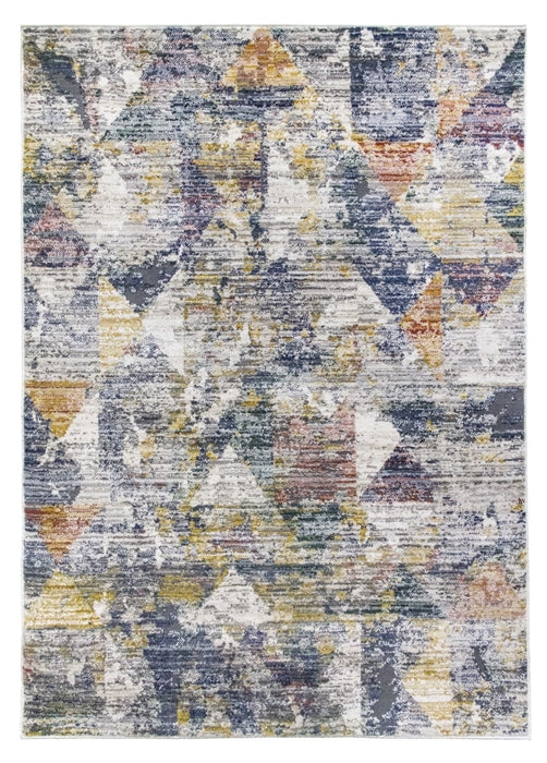Multicoloured Abstract Rug - Boho Triad